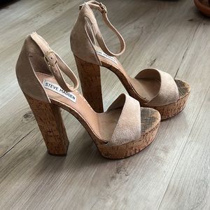 Steve Madden Gonzo Cork Platform Shoes